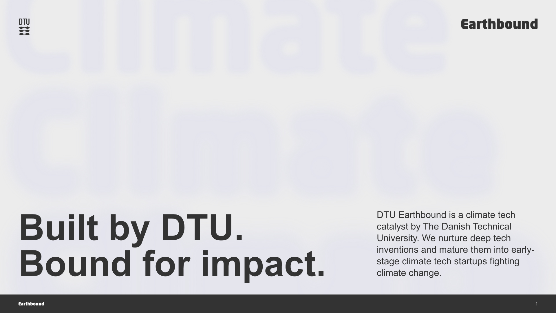 DTU Earthbound - Brand asset library